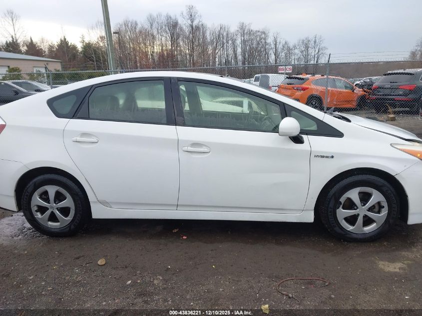 2012 Toyota Prius Three VIN: JTDKN3DU3C5498078 Lot: 43836221