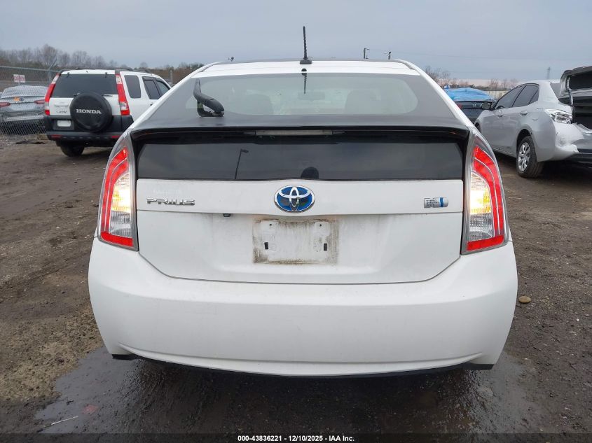 2012 Toyota Prius Three VIN: JTDKN3DU3C5498078 Lot: 43836221