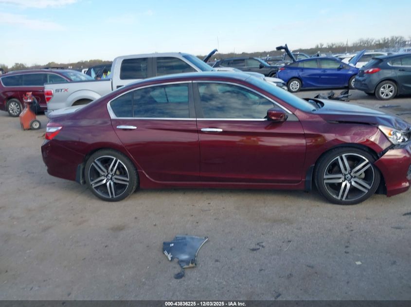 2016 Honda Accord Sport VIN: 1HGCR2F53GA139711 Lot: 43836225