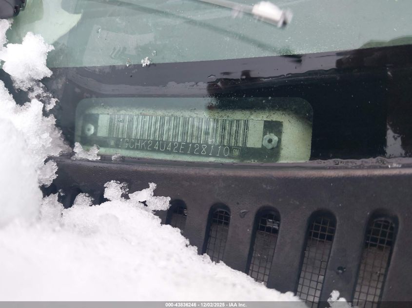 2002 Chevrolet Silverado 2500Hd VIN: 1GCHK24U42E128110 Lot: 43836246