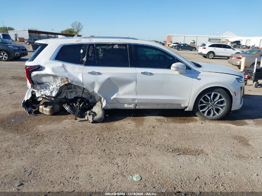 2021 Cadillac Xt6 Premium Luxury VIN: 1GYKPFRS1MZ145104 Lot: 43836254