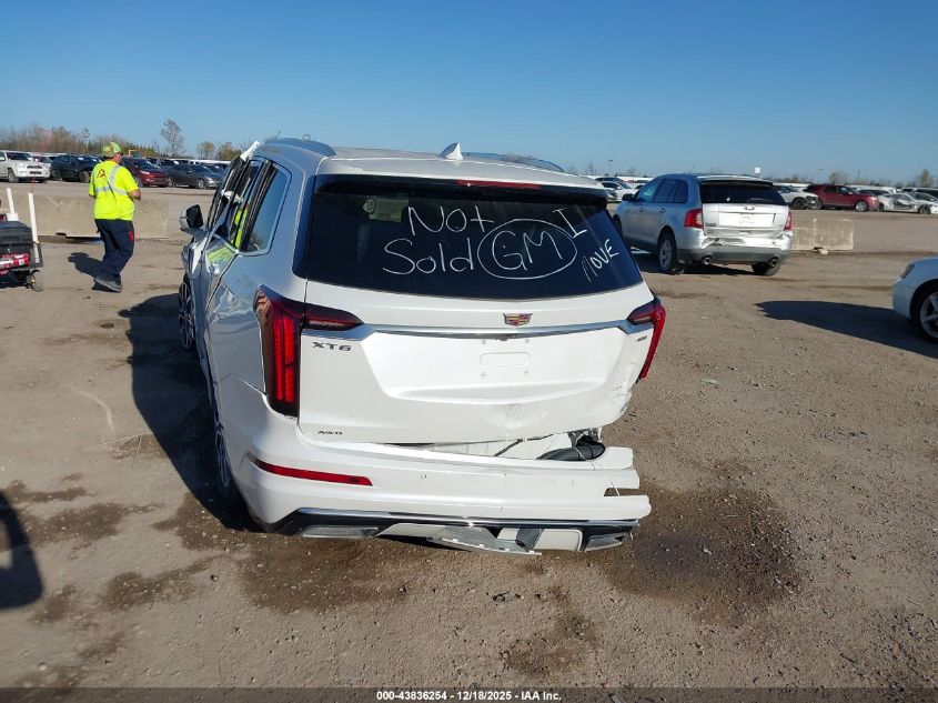 2021 Cadillac Xt6 Premium Luxury VIN: 1GYKPFRS1MZ145104 Lot: 43836254