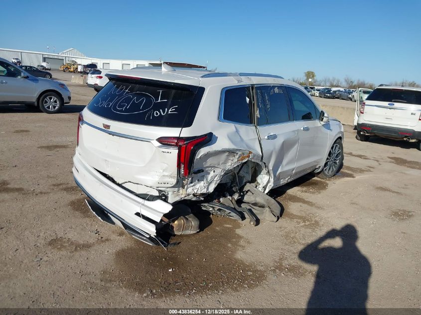 2021 Cadillac Xt6 Premium Luxury VIN: 1GYKPFRS1MZ145104 Lot: 43836254