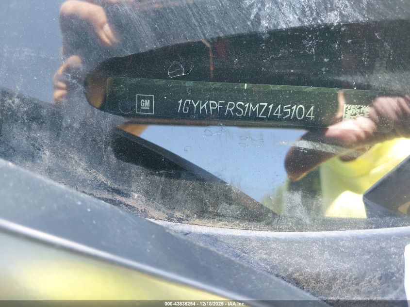 2021 Cadillac Xt6 Premium Luxury VIN: 1GYKPFRS1MZ145104 Lot: 43836254