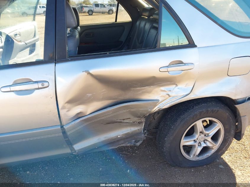 2000 Lexus Rx 300 VIN: JT6HF10U5Y0148237 Lot: 43836274