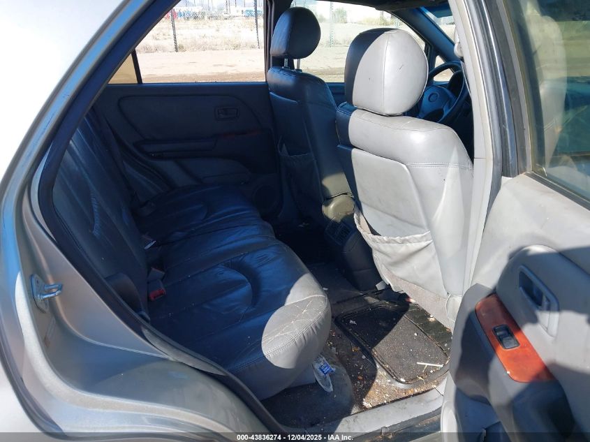 2000 Lexus Rx 300 VIN: JT6HF10U5Y0148237 Lot: 43836274