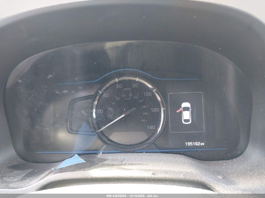 2017 Hyundai Ioniq Hybrid Blue VIN: KMHC65LC1HU024631 Lot: 43836295