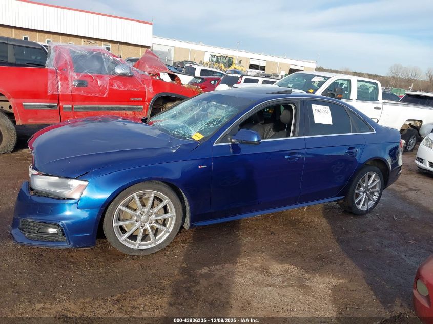 2014 Audi A4 2.0T Premium VIN: WAUEFAFL7EA040974 Lot: 43836335