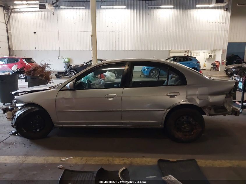 2002 Honda Civic Ex VIN: 2HGES26772H565524 Lot: 43836376
