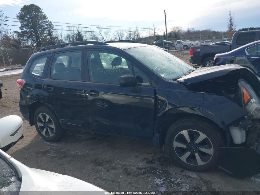 2018 Subaru Forester 2.5I VIN: JF2SJABC2JH499200 Lot: 43836390