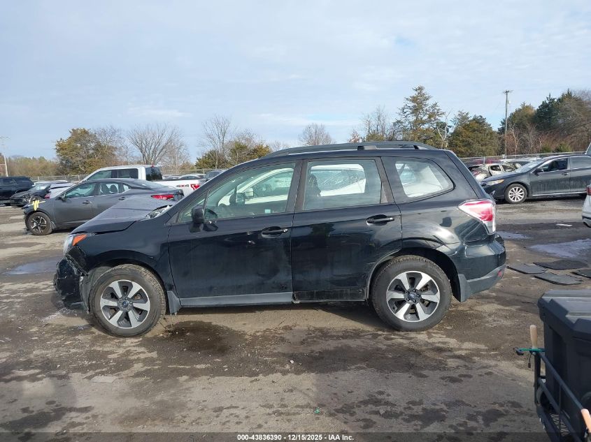 2018 Subaru Forester 2.5I VIN: JF2SJABC2JH499200 Lot: 43836390