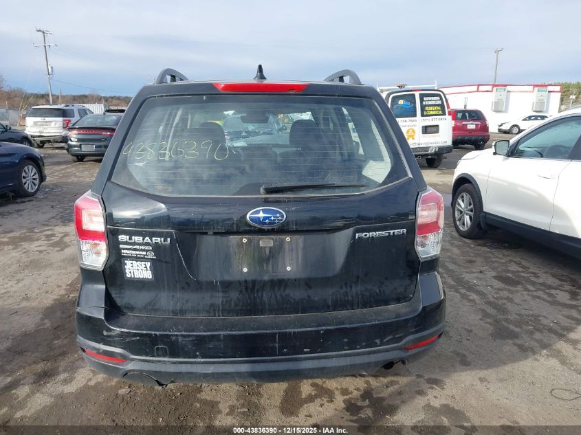 2018 Subaru Forester 2.5I VIN: JF2SJABC2JH499200 Lot: 43836390