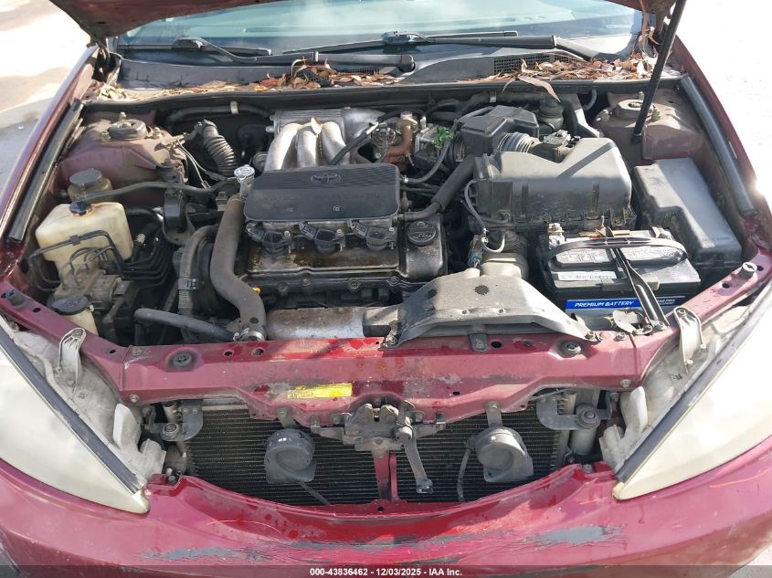 2002 Toyota Camry Le V6 VIN: 4T1BF32K22U015467 Lot: 43836462