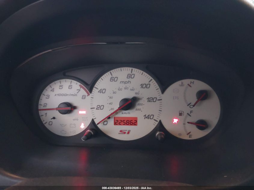 2005 Honda Civic Si VIN: SHHEP33505U503464 Lot: 43836469