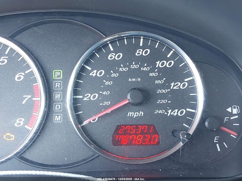 2004 Mazda Mazda6 I VIN: 1YVFP84C345N71476 Lot: 43836470