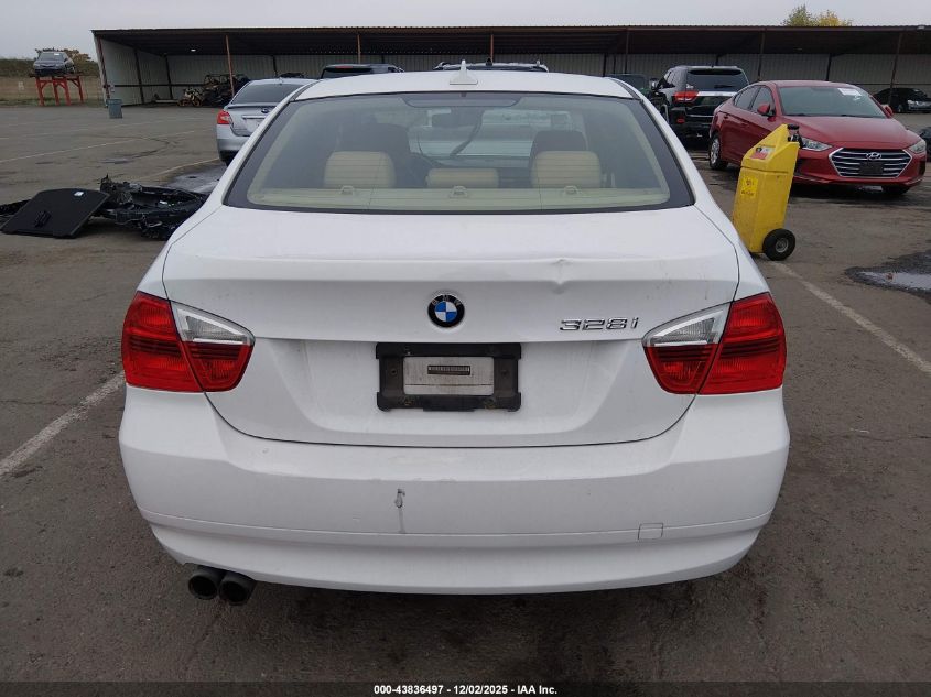 2008 BMW 328I VIN: WBAVC57518NK77425 Lot: 43836497