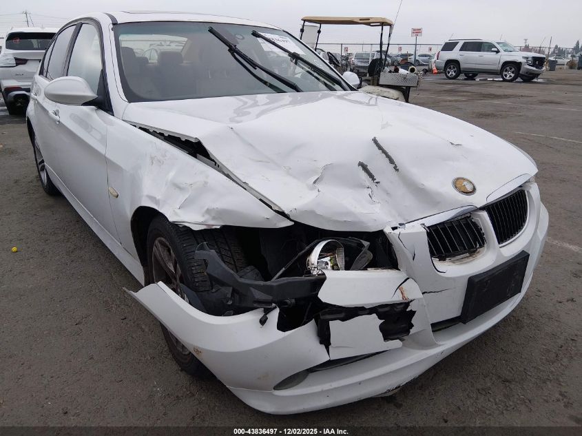 2008 BMW 328I VIN: WBAVC57518NK77425 Lot: 43836497