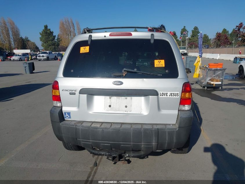 2005 Ford Escape Xlt VIN: 1FMYU03185DA14767 Lot: 43836530