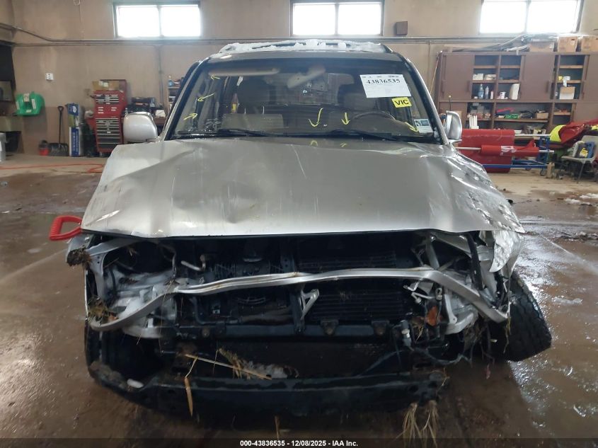 2001 Toyota Land Cruiser VIN: JTEHT05J012016132 Lot: 43836535