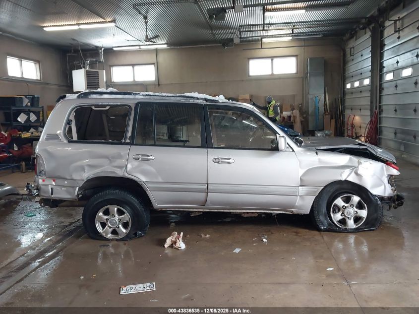 2001 Toyota Land Cruiser VIN: JTEHT05J012016132 Lot: 43836535