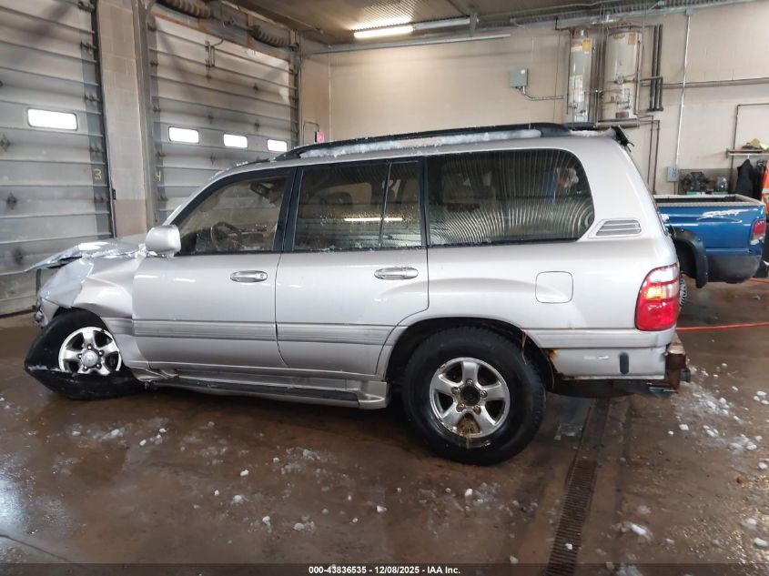 2001 Toyota Land Cruiser VIN: JTEHT05J012016132 Lot: 43836535