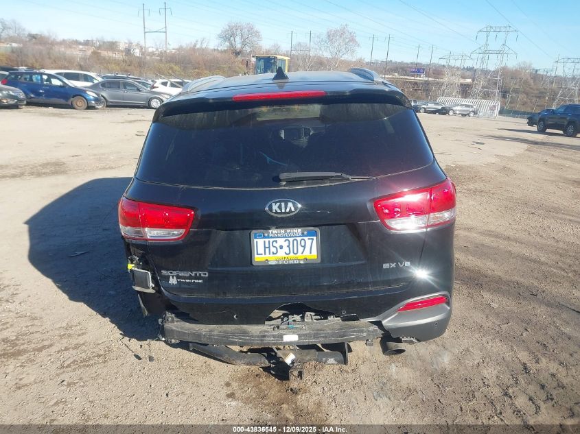 2018 Kia Sorento 3.3L Ex VIN: 5XYPHDA55JG363446 Lot: 43836545