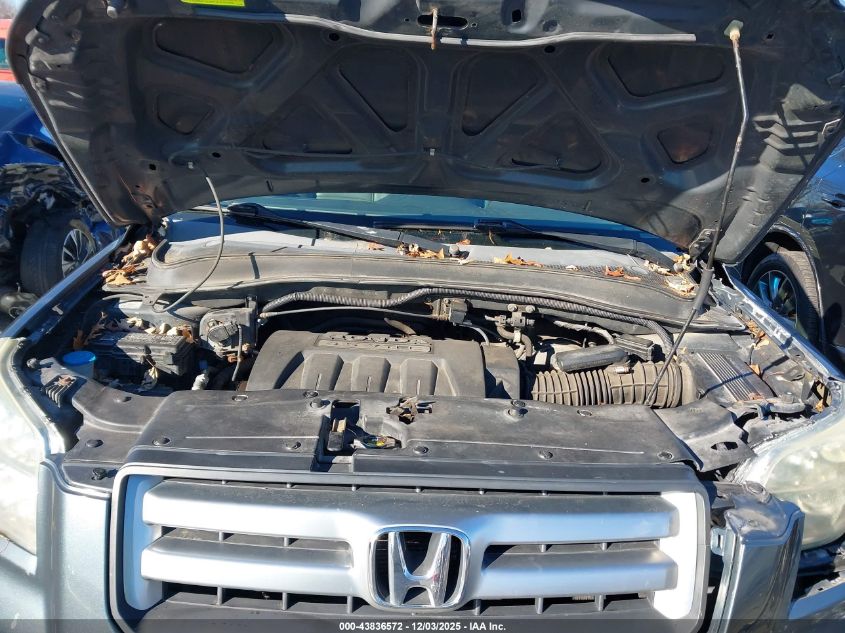 2006 Honda Pilot Ex-L VIN: 2HKYF18546H516591 Lot: 43836572