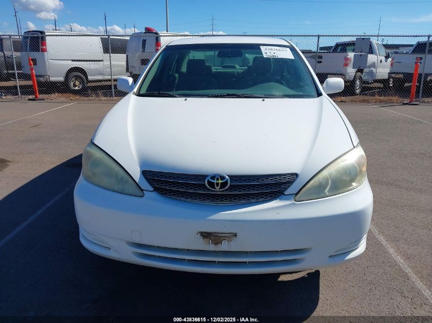 2003 Toyota Camry Le/Se/Xle VIN: JTDBE30K130142665 Lot: 43836615
