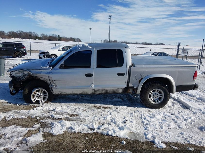 2003 Dodge Dakota Sport/Sxt VIN: 1D7HG38N73S175215 Lot: 43836634