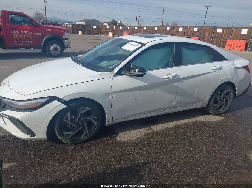 2024 Hyundai Elantra Limited VIN: KMHLP4DG1RU741346 Lot: 43836637