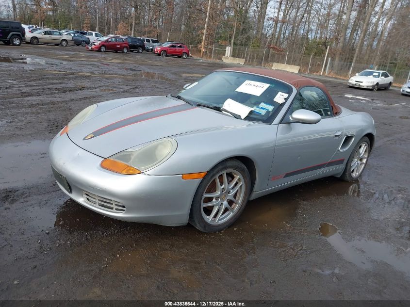 WP0CA298X2U625354 2002 PORSCHE BOXSTER photo no. 2