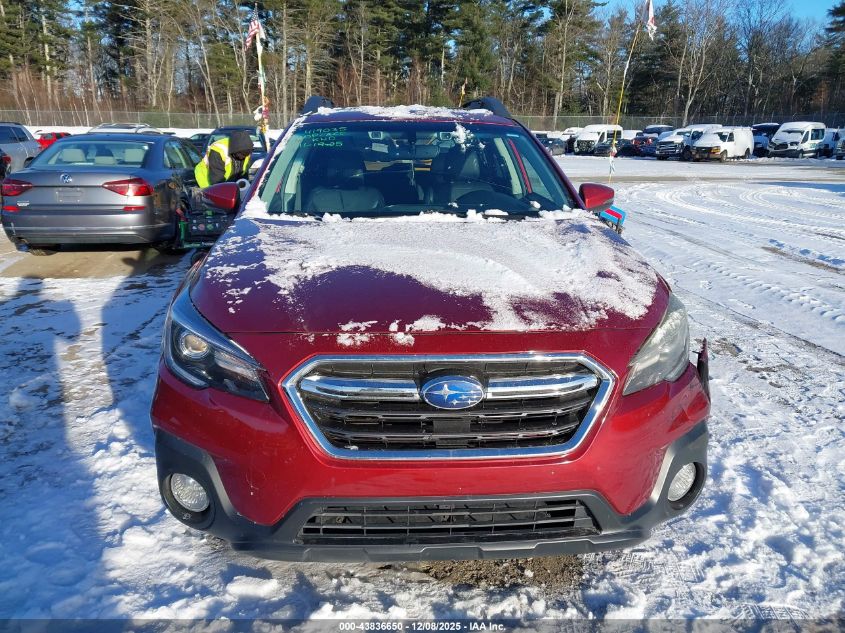 2018 Subaru Outback 2.5I Limited VIN: 4S4BSANC8J3244955 Lot: 43836650