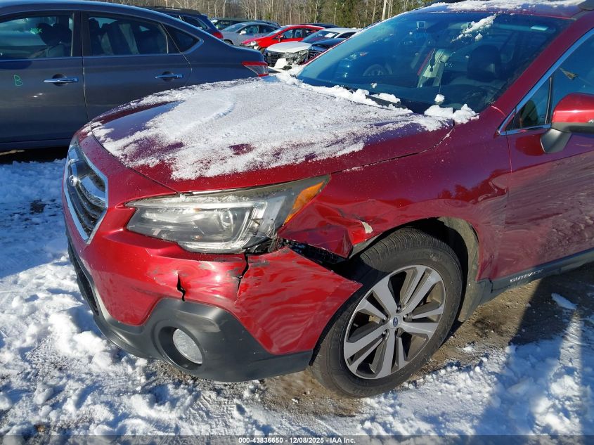 2018 Subaru Outback 2.5I Limited VIN: 4S4BSANC8J3244955 Lot: 43836650