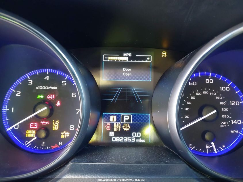 2018 Subaru Outback 2.5I Limited VIN: 4S4BSANC8J3244955 Lot: 43836650