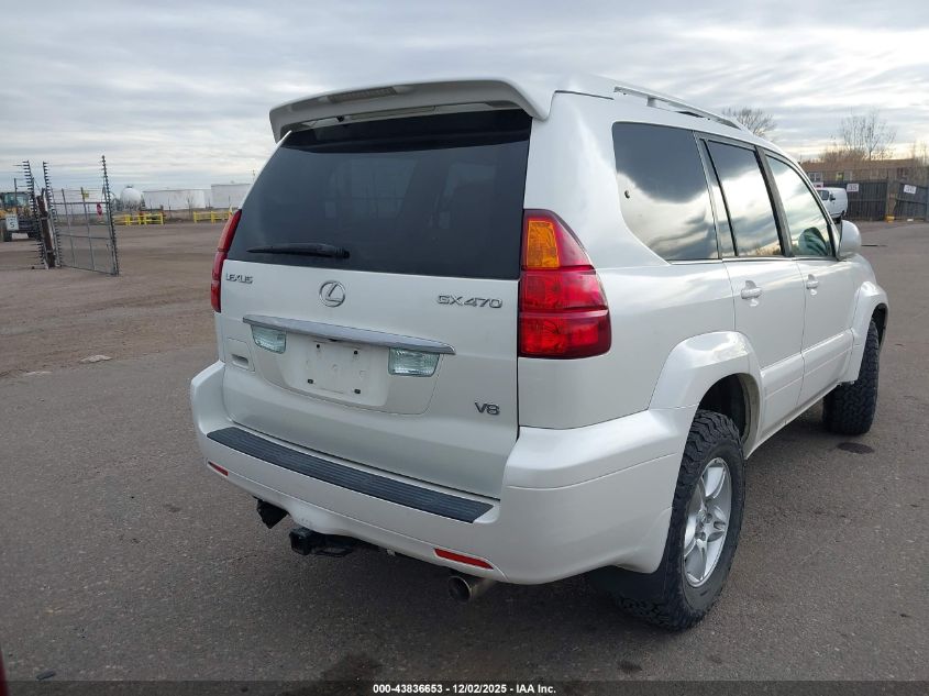 2007 Lexus Gx 470 VIN: JTJBT20X370147106 Lot: 43836653