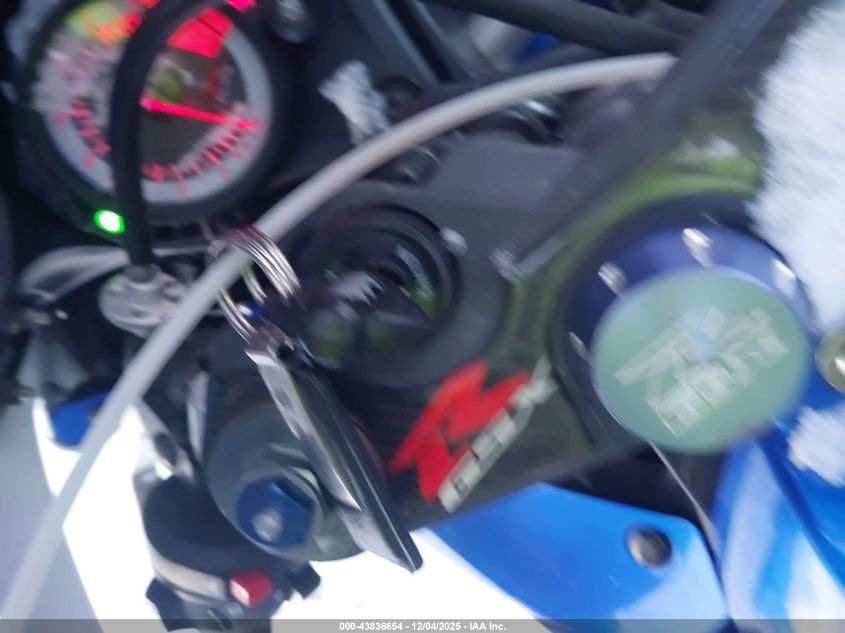 2008 Suzuki Gsx-R600 VIN: JS1GN7EA682108630 Lot: 43836654