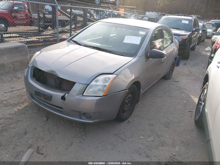 2008 Nissan Sentra 2.0 VIN: 3N1AB61E08L722291 Lot: 43836698
