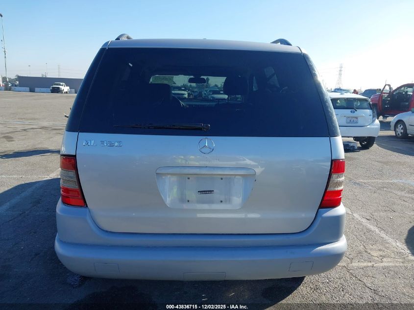 2000 Mercedes-Benz Ml 320 VIN: 4JGAB54E4YA202987 Lot: 43836715