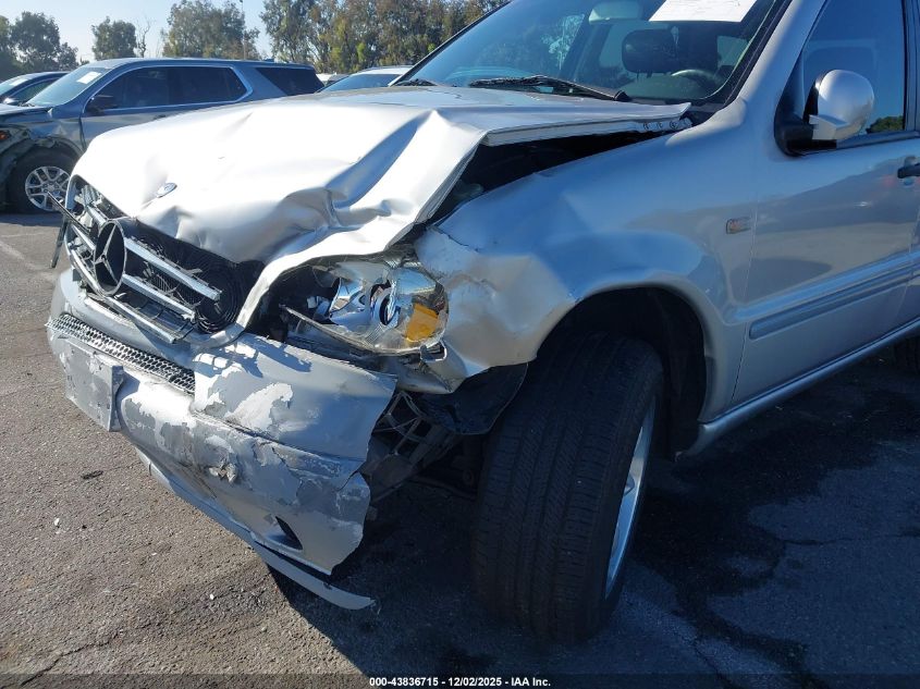2000 Mercedes-Benz Ml 320 VIN: 4JGAB54E4YA202987 Lot: 43836715