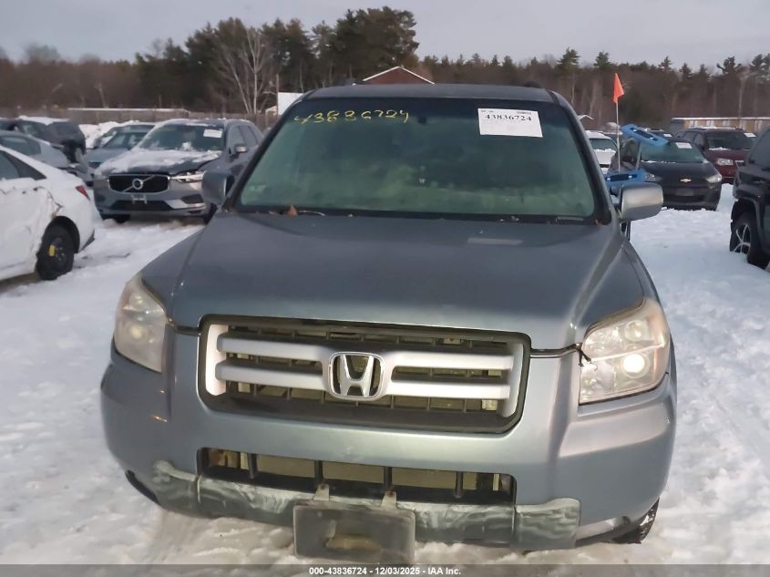 2007 Honda Pilot Ex VIN: 2HKYF18447H518947 Lot: 43836724