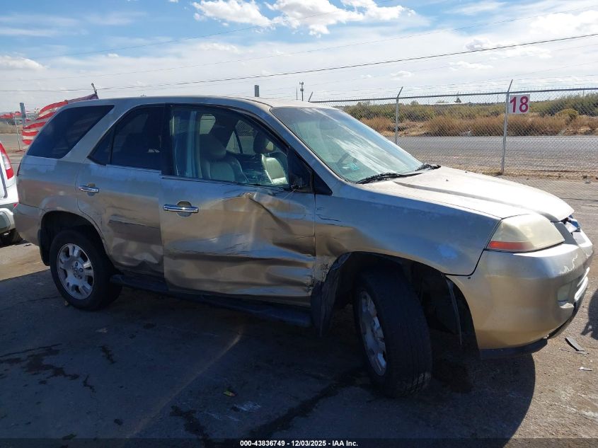 2001 Acura Mdx VIN: 2HNYD18201H505272 Lot: 43836749