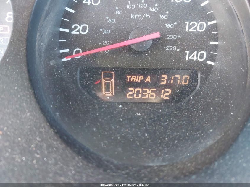 2001 Acura Mdx VIN: 2HNYD18201H505272 Lot: 43836749