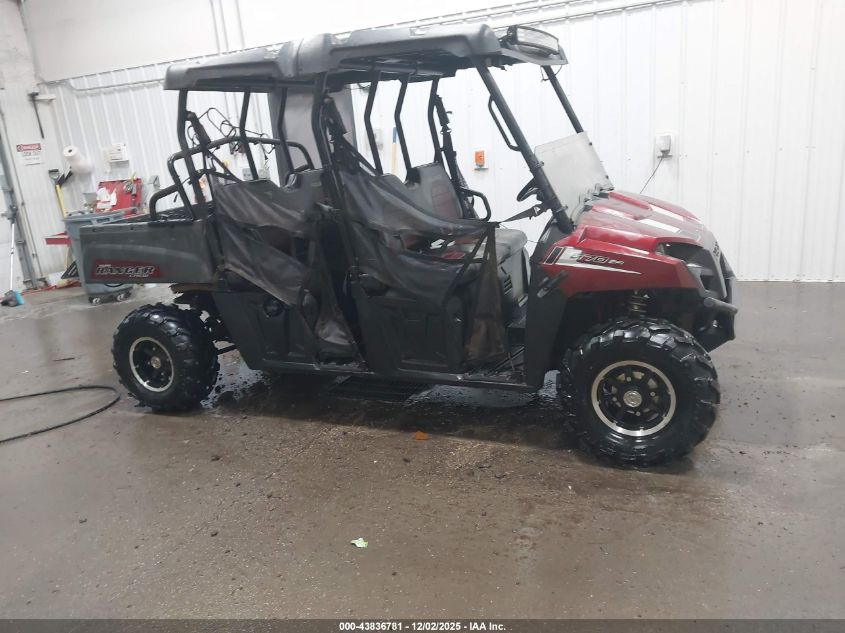 2014 Polaris Ranger 570 Crew VIN: 4XAWH6EA4EE800499 Lot: 43836781