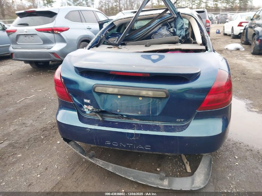 2005 Pontiac Grand Prix Gt VIN: 2G2WS522351171213 Lot: 43836802