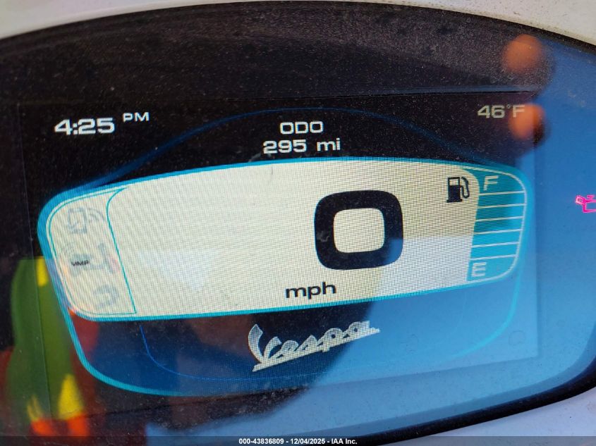 2023 Vespa Primavera/Sprint 150 VIN: ZAPM818G9P5803256 Lot: 43836809