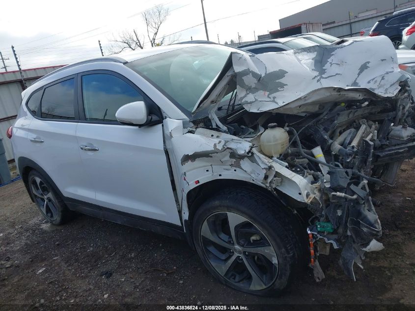 2016 Hyundai Tucson Limited VIN: KM8J33A21GU121776 Lot: 43836824