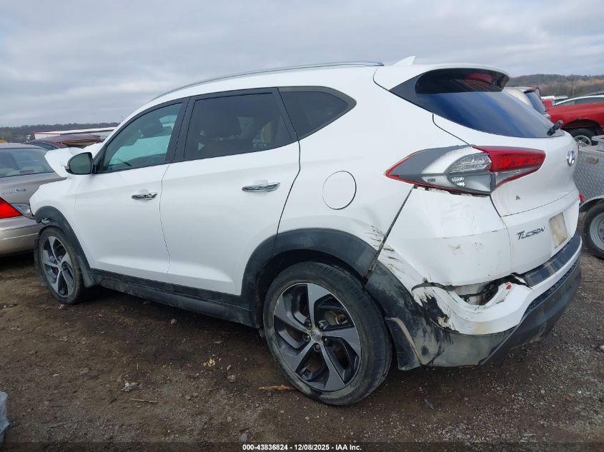 2016 Hyundai Tucson Limited VIN: KM8J33A21GU121776 Lot: 43836824