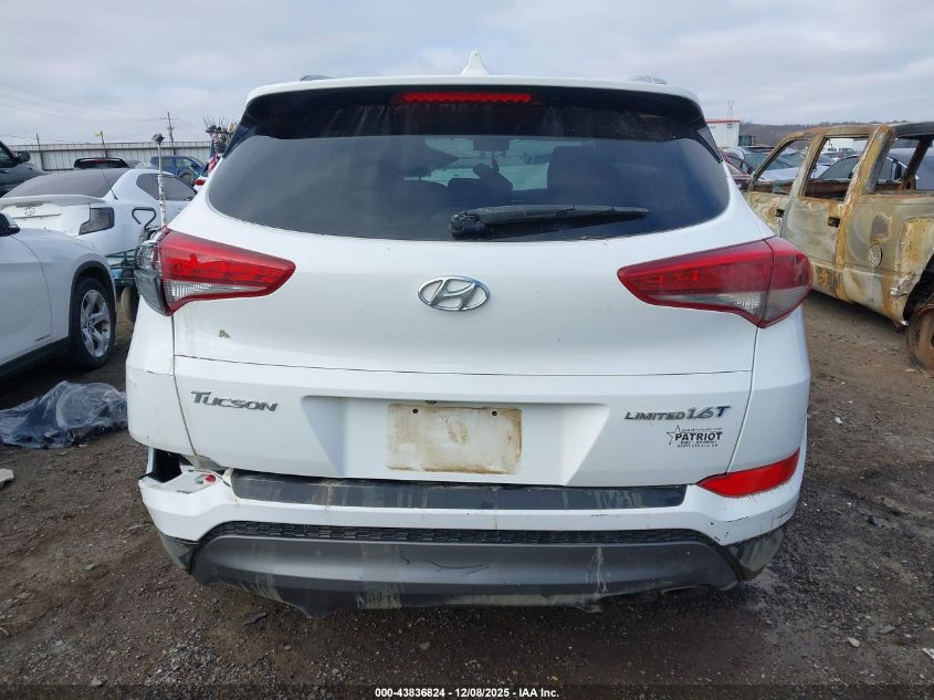 2016 Hyundai Tucson Limited VIN: KM8J33A21GU121776 Lot: 43836824
