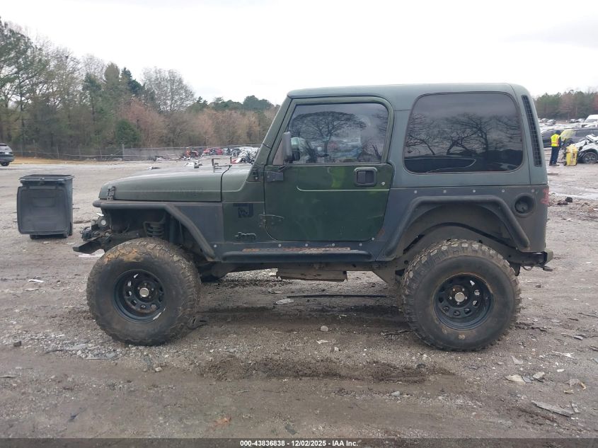 1997 Jeep Wrangler Sahara VIN: 1J4FY49S2VP526380 Lot: 43836838