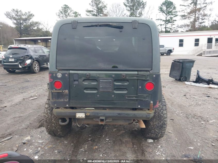 1997 Jeep Wrangler Sahara VIN: 1J4FY49S2VP526380 Lot: 43836838